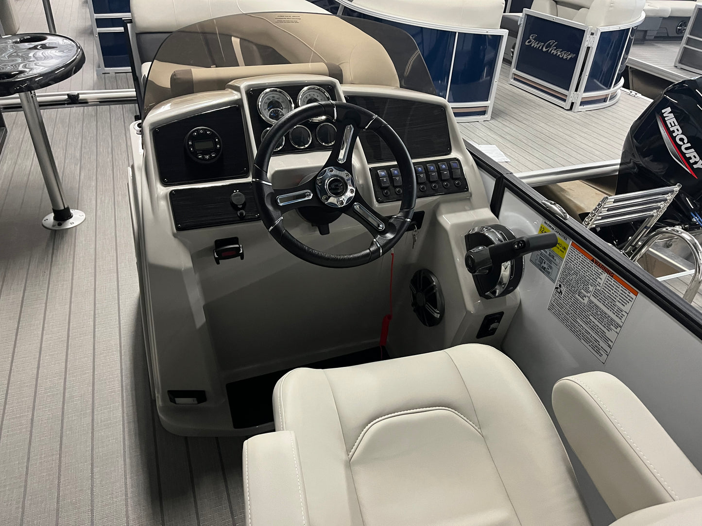 2024 Sylvan 23' Tritoon Mirage X3 CLZ DH Dual Helm Mercury 115HP CT