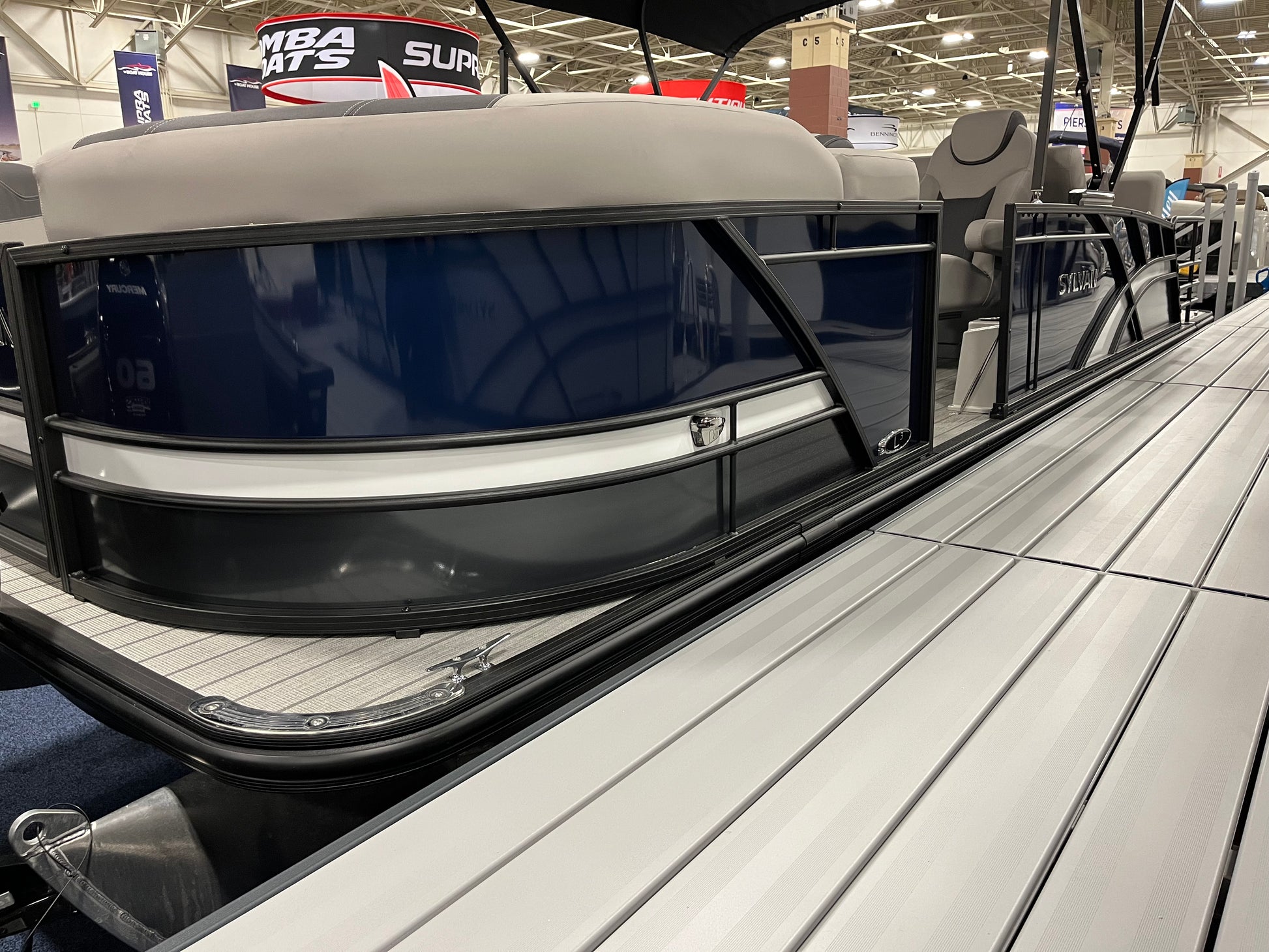 Sylvan L3 DLZ Tritoon Pontoon Layout For Sale