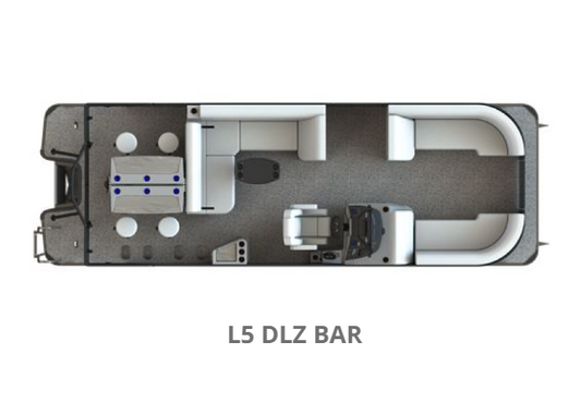 2024 Sylvan tritoon L3 L5 DLZ Bar For Sale Illinois Wisconsin